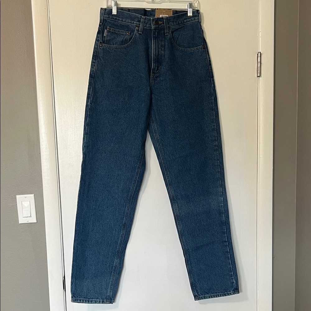 Carhartt Men's Straight-Leg Relaxed Fit Tapered Leg Jeans